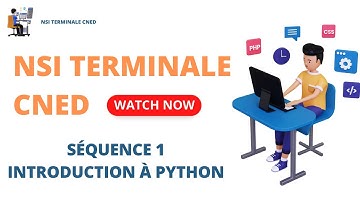 Introduction à Python : Installation et Fondamentaux - NSI Terminale