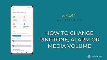 How to Change Ringtone, Alarm or Media Volume - Xiaomi [Android 11 - MIUI 12]
