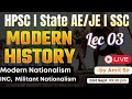 Modern History - Lec 03 for HPSC AE, Lecturer, AEE, HCS, TO &amp; other state AE/PCS Exams