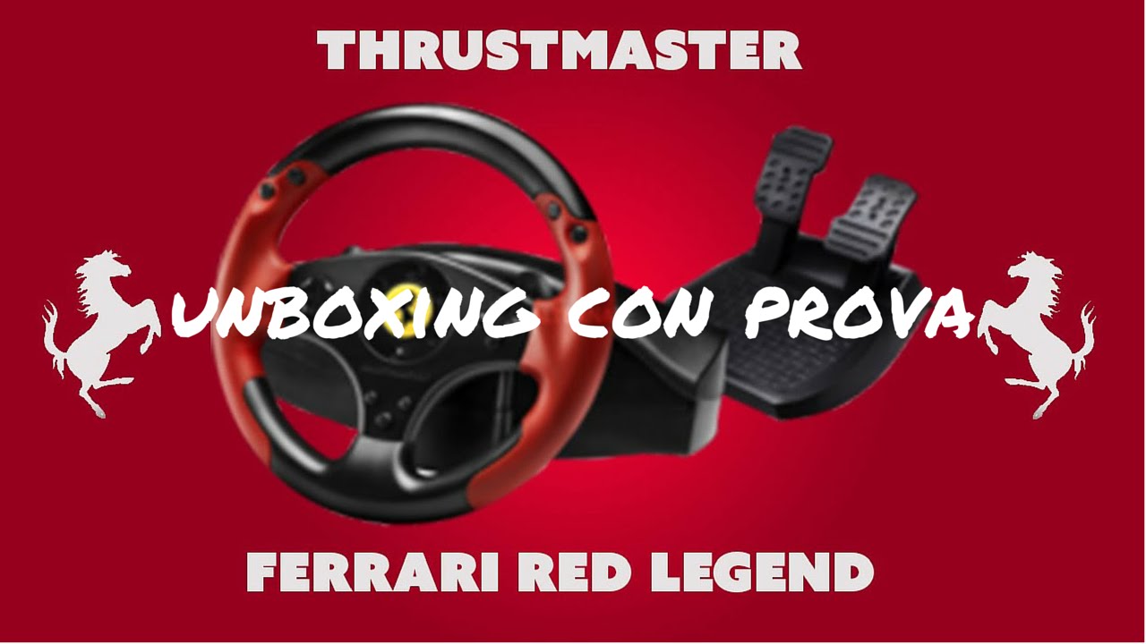Unboxing Thrustmaster Ferrari Racing Wheel Red Legend