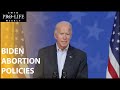 House’s Pro-Life Chair Calls Out Joe Biden’s Abortion Policies