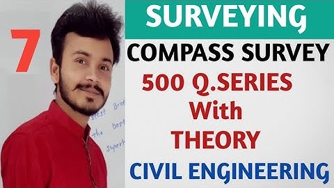 Compass Surveying MCQ Part-2 | Civil Engineering | Surveying by Gaurav sir