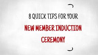 NSCS New Member Induction Ceremony FAQ
