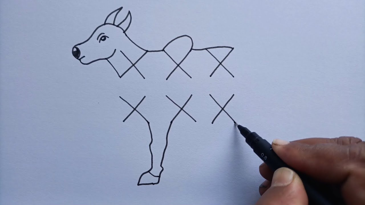 How To Draw Nadi बैल | How To Draw Bull | How To Draw Bull Step By Step |  Bull Drawing | बैल पोळा - YouTube