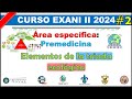 Curso EXANI II 2024 Premedicina: Elementos de la triada ecológica #2