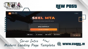 2025’s Most Stunning Video Background Gaming Landing Page – Works with ANY Server!