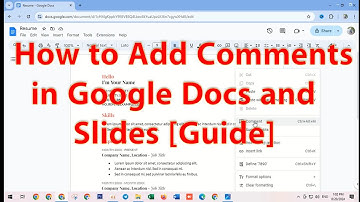 How to Add Comments in Google Docs and Slides [Guide] 2024