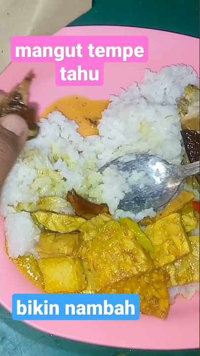 Nasi mangut tempe tahu
