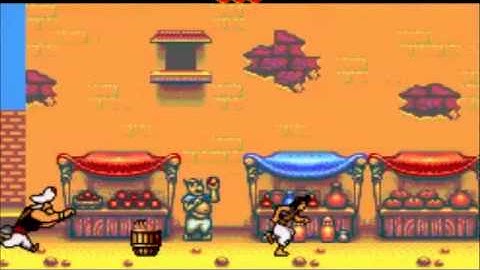 Aladdin Master System 1994 Prototype GamePlay Footage