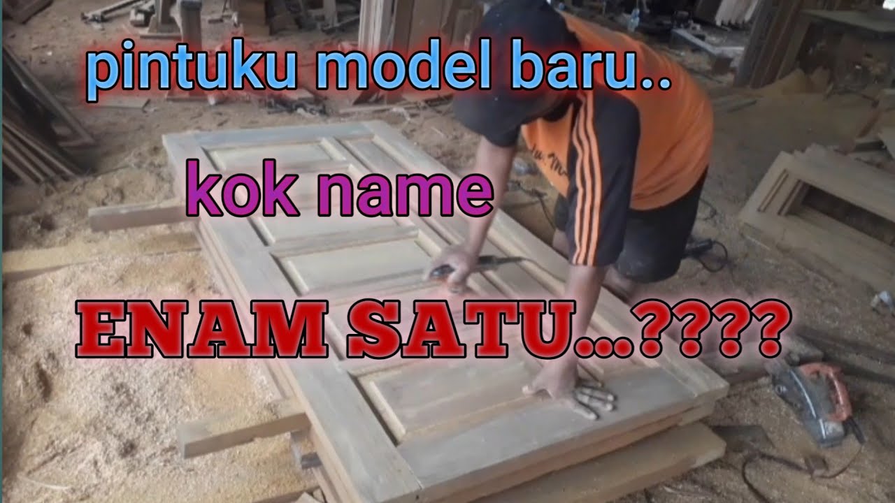  Cara  cepat buat  pintu  model 61 YouTube