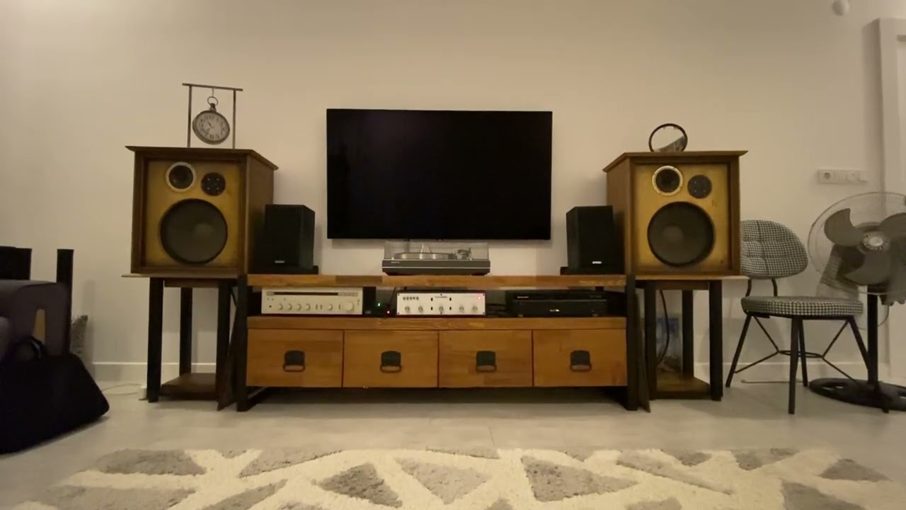Wharfedale Rosedale Speakers & Saba Telewatt VS 60 Amplifier & Audiocast Pro Streamer & Viablue