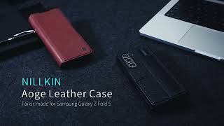 Case Samsung GLX Z Fold 5 Nillkin Aoge Leather Flip Cover with S Pen