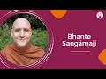 Live dhamma talk  bsv  ajahn sangmaji  21 apr 2024