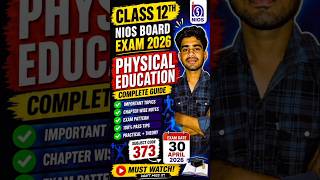 Nios physical education class 12th #niosphysicaleducation #niosstudents #niosclass12th #niosclass10