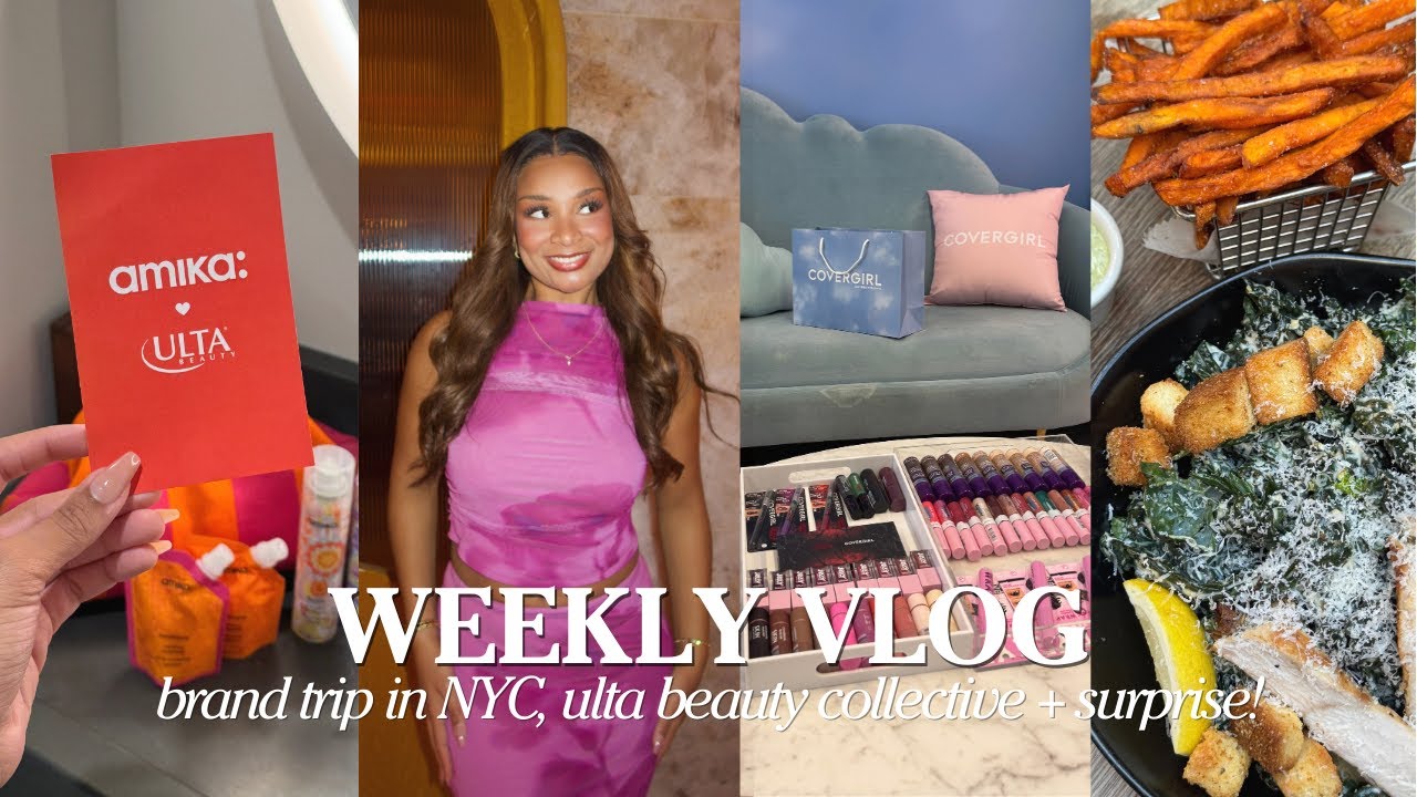 ЕЖЕНЕДЕЛЬНЫЙ ВЛОГ (брендовая поездка в Нью-Йорк, бьюти-коллектив Ultra Beauty, сюрприз!) | Танеа ...