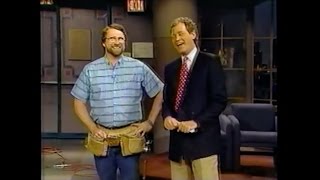 Norm Almost Builds a Picnic Table on The David Letterman Show