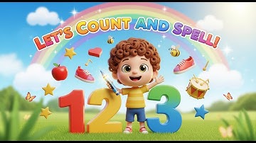 Let’s Count and Spell 1 to 10 with Benny! | Fun Numbers Song for Kids