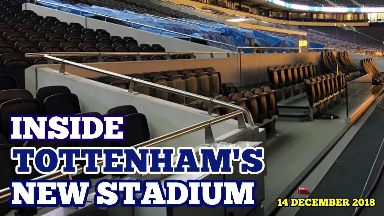 Inside Tottenham S New Stadium Pitch Side Goals Players Tunnel Home And Away Dugouts 14 12 18 Youtube