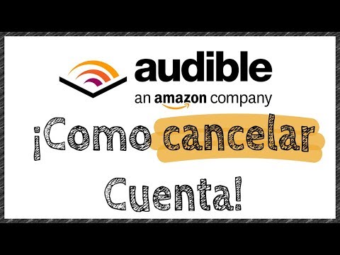 Cómo cancelar la Membresía en Audible Amazon | Cerrar la cuenta Audible