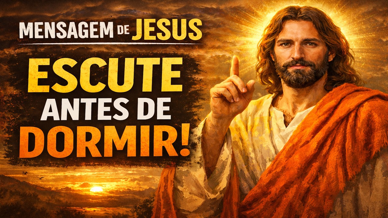 MENSAGEM DE JESUS - Ouça isto antes de terminar o seu dia.
