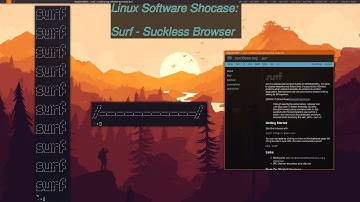 Linux Software Showcase: Surf - The Suckless Browser (with video support)