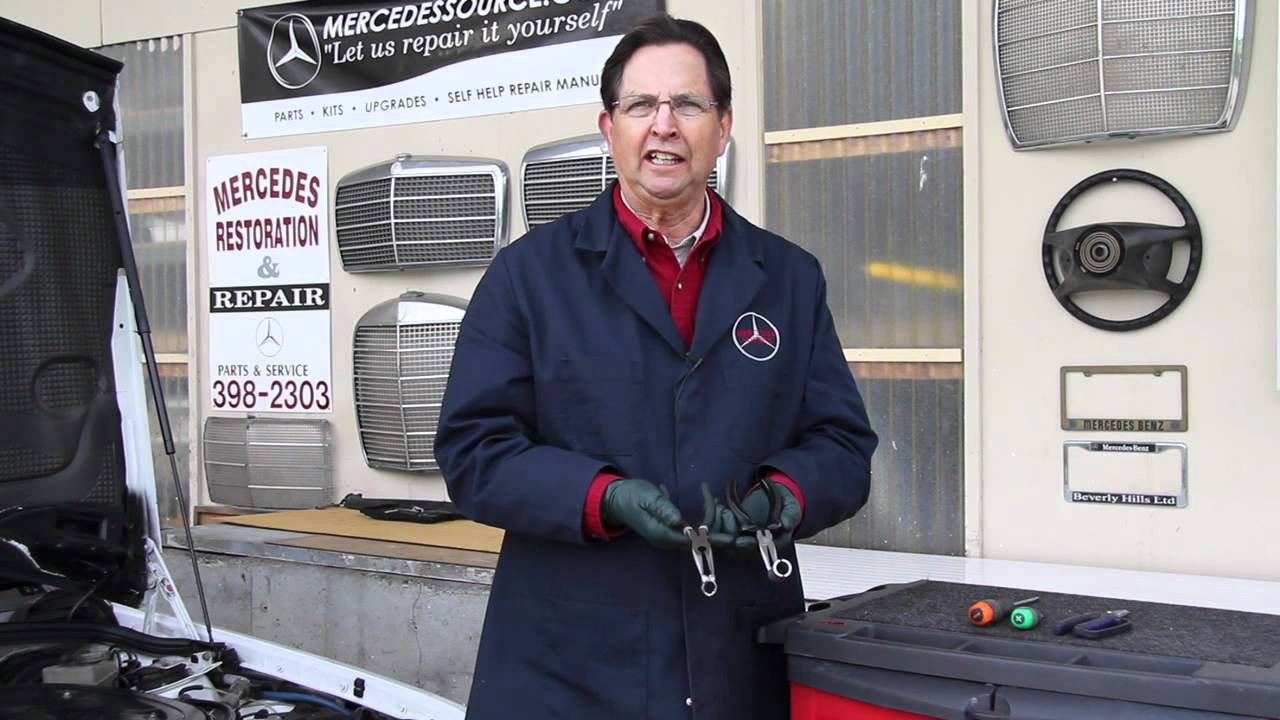 Removing Mercedes Spark Plug Wires and Stuck Fluid Hoses Special Tool