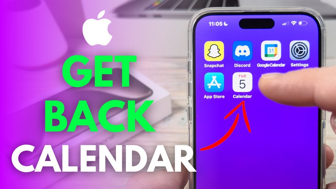 How To Get The Calendar App Back On iPhone (2 Ways) YouTube