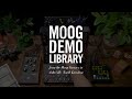 Moog Sound Studio | Patch Demonstration | Standing on Shoulders