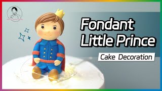 Fondant Prince｜Fondant Baby Prince｜Baby Prince Cake Topper