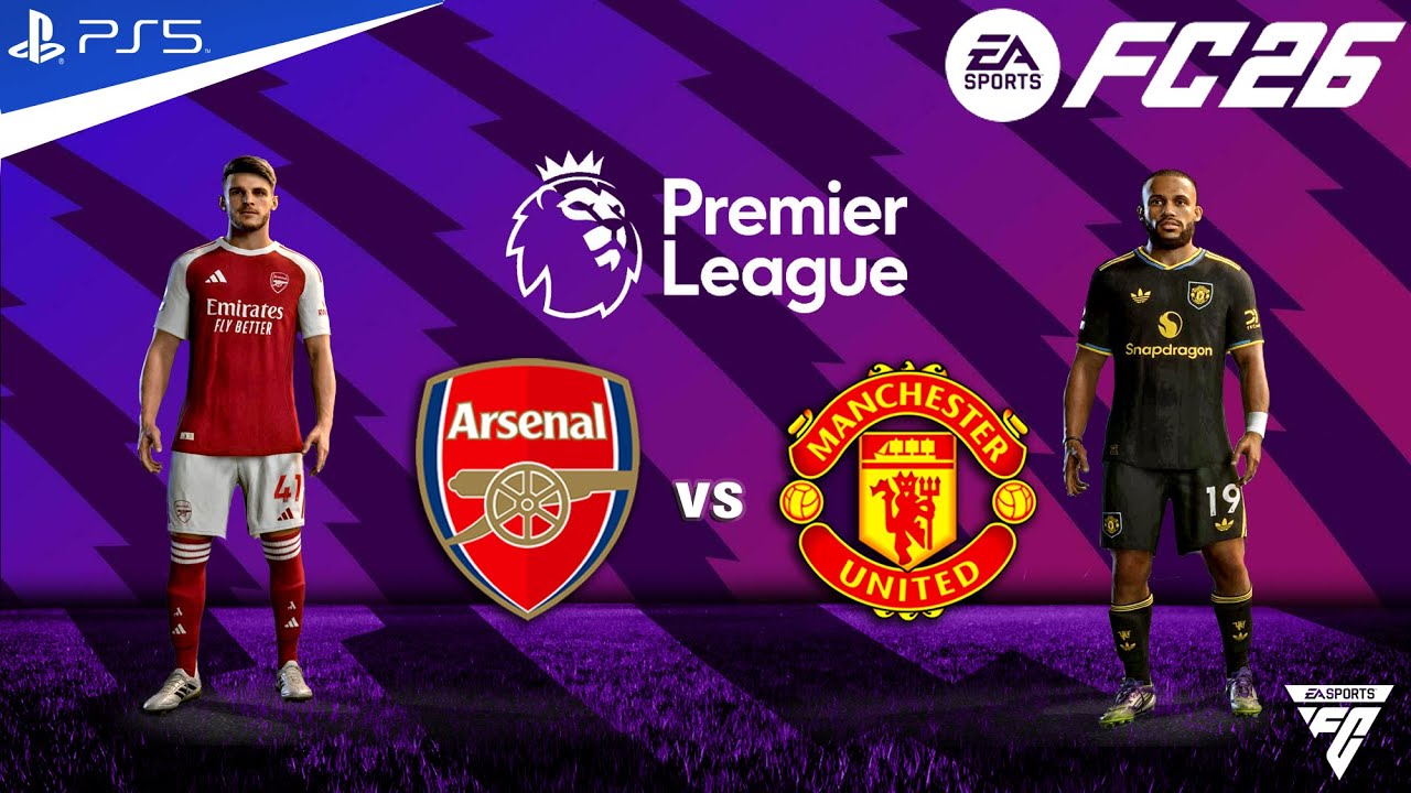 FC 26 - Arsenal vs Manchester united - Premier League Match - Authentic Gameplay | PS5™ 4K