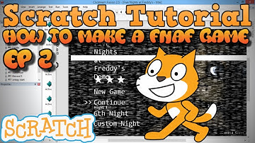 Office And Darkness Overlay | How To Make A FNAF Game In Scratch | Ep 2
