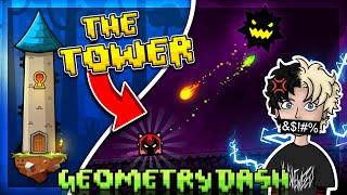 ΤΑ ΝΕΥΡΑ ΜΟΥ!!! Geometry Dash - The Tower (All Levels)