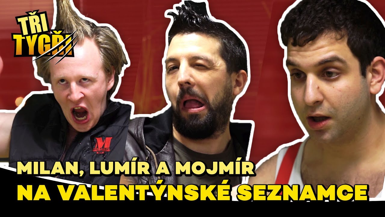 TŘI TYGŘI | Milan, Lumír a Mojmír na valentýnské seznamce