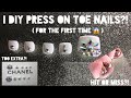 First Time Making Press On Toe Nails | Easy Detailed Tutorial | Vanity Val