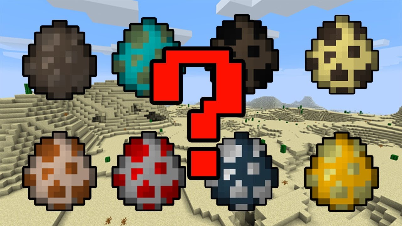 GUESS THE MOBS FROM THEIR SPAWN EGGS | MINECRAFT - YouTube