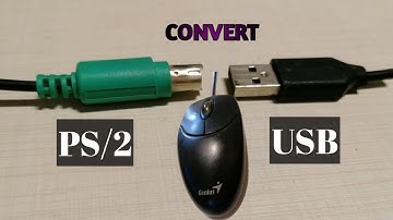 HOW TO CONVERT PS/2 MOUSE TO USB PORT...
