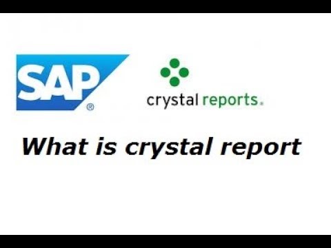Video: Waar worden Crystal Reports voor gebruikt?