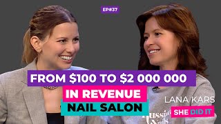 How to open a nail salon and grow from $100 to $2M in annual revenue: \\