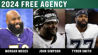 Best Blocks From Jets New Offensive Linemen Tyron Smith, Morgan Moses And John Simpson 💪