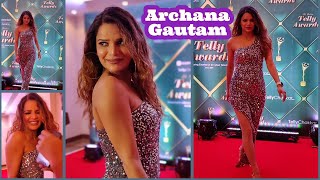 Archana Gautam Reels Shooting Bts Video In Slow Mo Watch Her Expressions In Silver Outfit