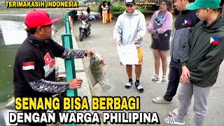 REJEKI NOMPLOK Mancing ikan Nila dapat babon warga Philipina heboh berdatangan mintak ikan saya