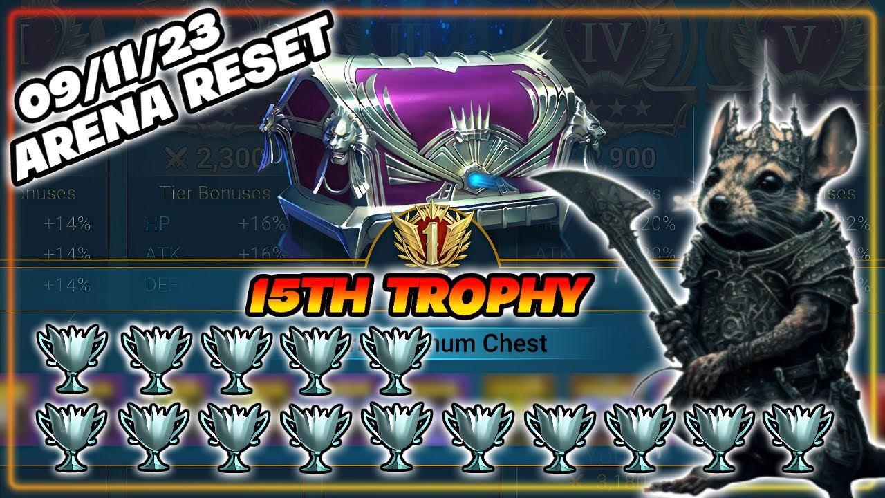 15 TROPHY Plat Reset | RAID Shadow Legends