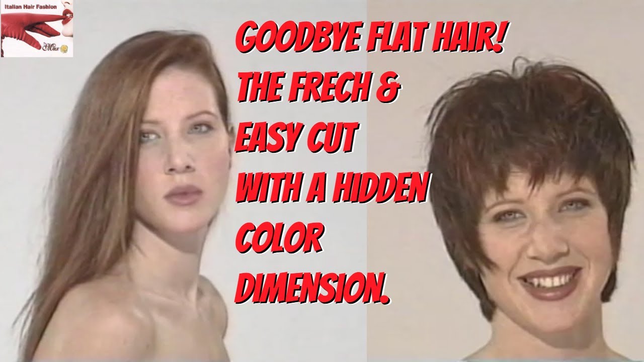 Goodbye Flat Hair! The Frech & Easy Cut with a Hidden Color Dimension.