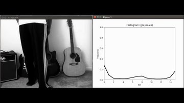 Real-time video histograms using OpenCV-Python