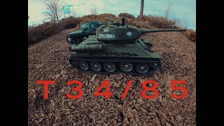 Taking a new Heng Long T34 to the big wide world