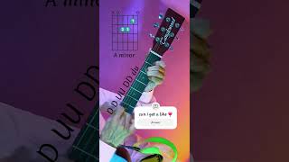 Learn A Minor Chord: Simple Strumming Pattern for Beginners #short
