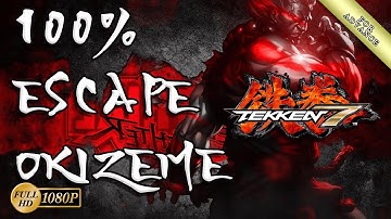 100% Escape Okizeme (Delay Tech roll, Narrow/Board Definition) (Advance Tutorial) Tekken7