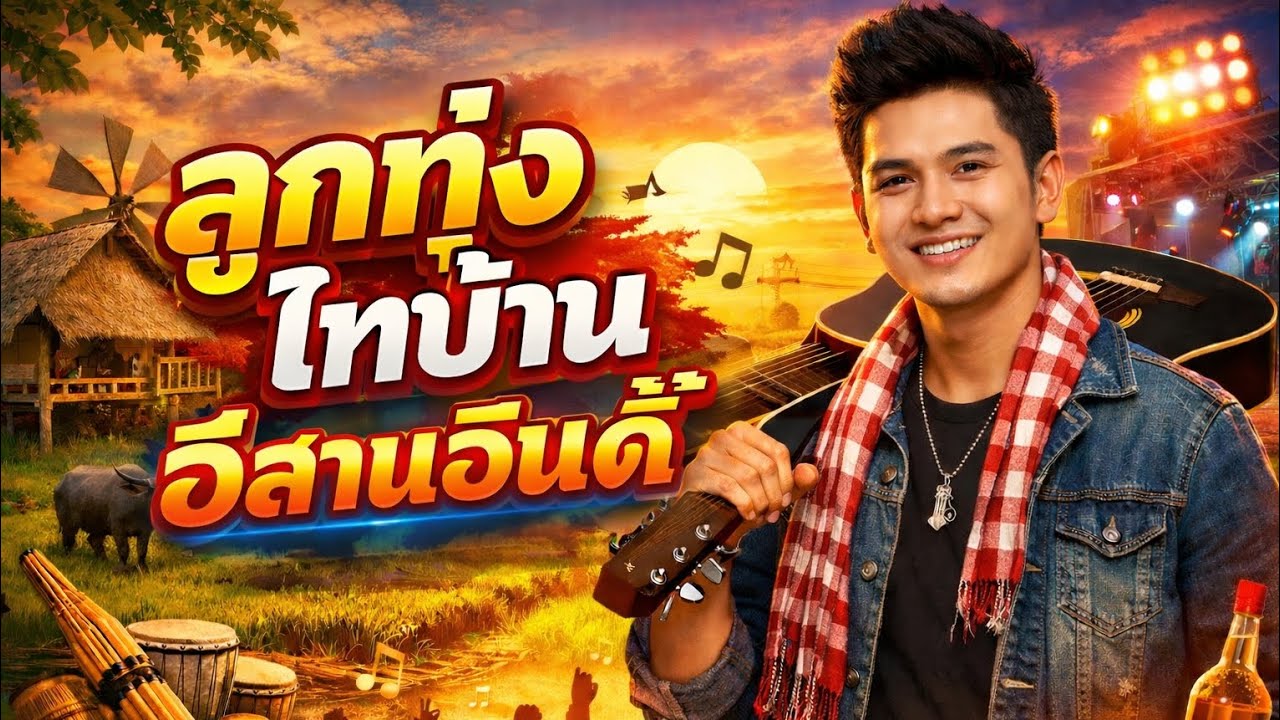 #รวมเพลง ลูกทุ่งไทบ้าน อีสานอินดี้ เพลงดีน่าฟัง