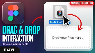Creating an Animated “Drop Your Files Here” Interaction in Figma – Prototyping Tutorial