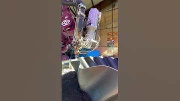 Non-Planar 3D Print Robotics in Action!  #3dprinting  #3d #robotics #technology